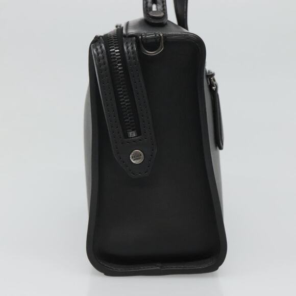 FENDI Hand Bag Leather Black - Picture 5 of 14